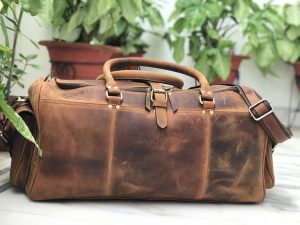 Zakara Leather Weekender Bag