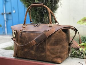 Zakara Leather Gym Bag