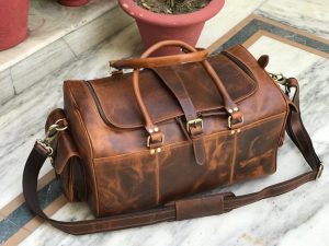 Zakara Leather Weekend Bag
