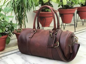 Zakara Leather Duffle Bag