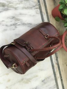 Zakara Leather Duffle Bag