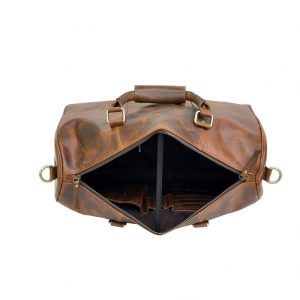 Zakara Leather Duffle Bag