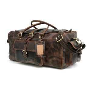 zakara leather duffle bag