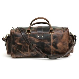 leather duffle bag for travelling
