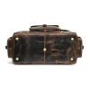 Genuine leather travel bags for men