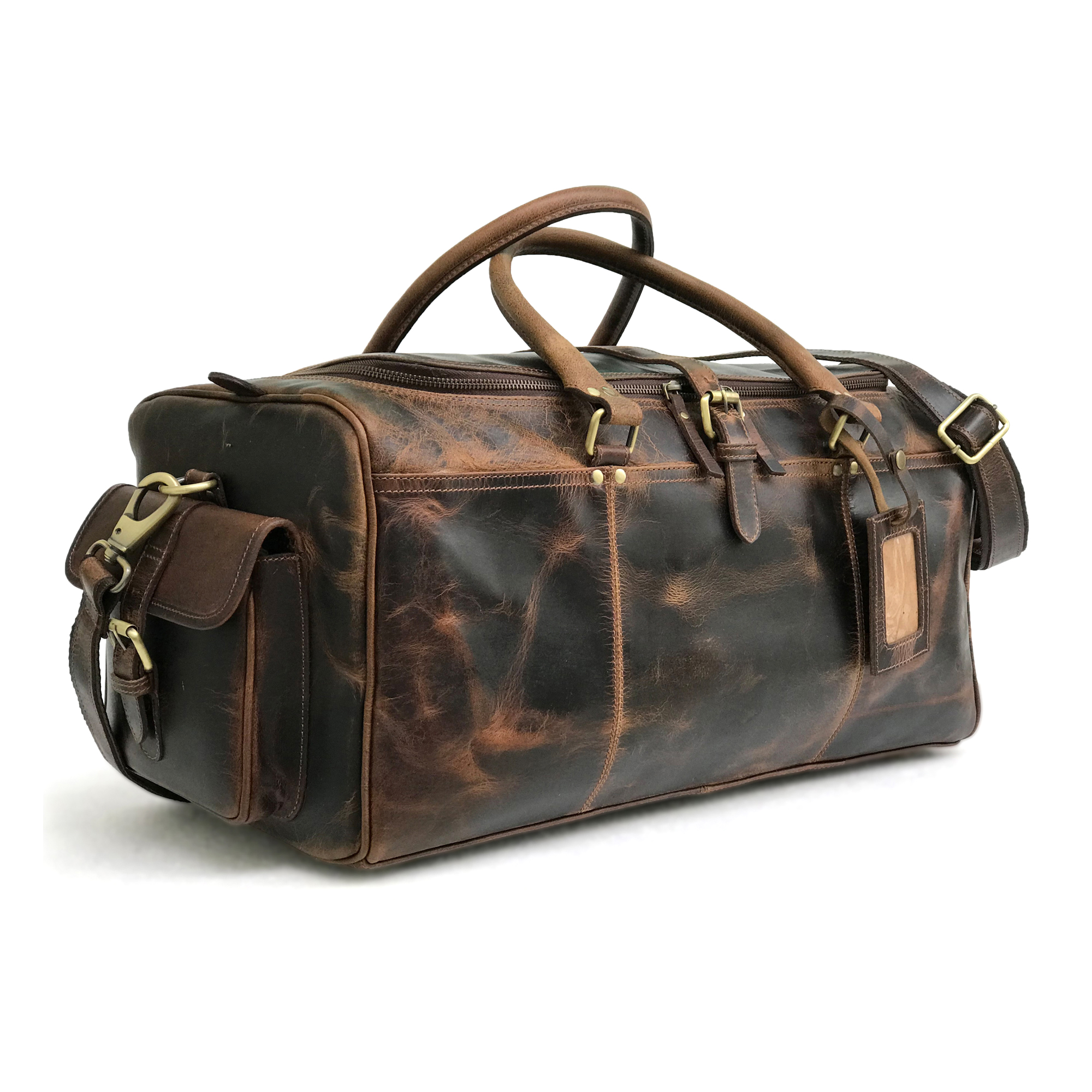 zakara leather travelling bag
