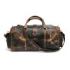 real leather duffle bag