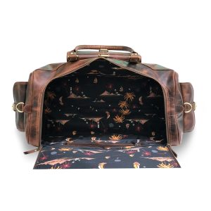 leather duffle bag for ladies