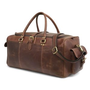 zakara leather weekender bag