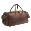 pure leather weekender bag