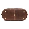 leather bag weekender for travelling