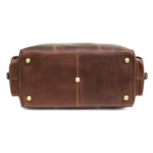 leather bag weekender for travelling