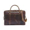 leather work tote bag