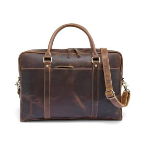 leather work tote bag