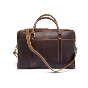 handmade leather tote