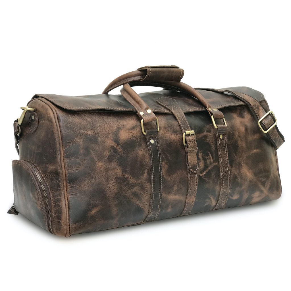 duffle bag with shoe compartment