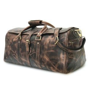 leather duffle bag mens