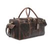 Leather travel bags for men