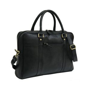 Zakara Leather Laptop Portfolio Bag