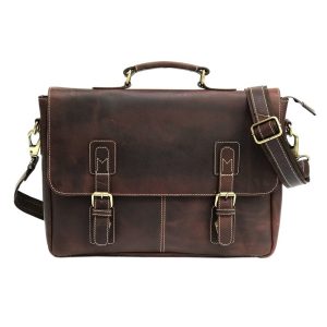 Zakara Leather Briefcase Bag