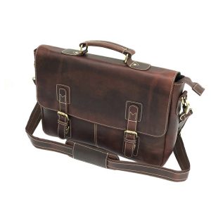 Zakara Leather Briefcase Bag