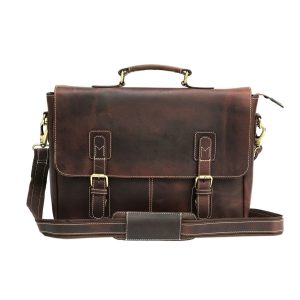 Zakara Leather Briefcase Bag