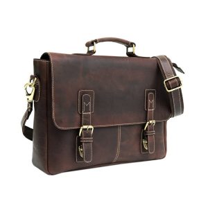 Zakara Leather Briefcase Bag