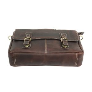 Zakara Brown Messenger Bag