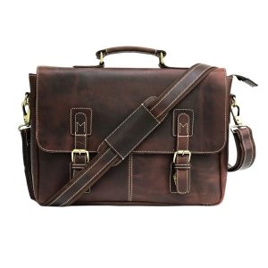 Zakara Leather Briefcase Bag