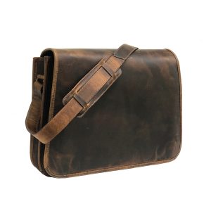 Zakara Hunter Brown Messenger Bag