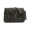 top leather messenger bag