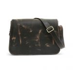 top leather messenger bag