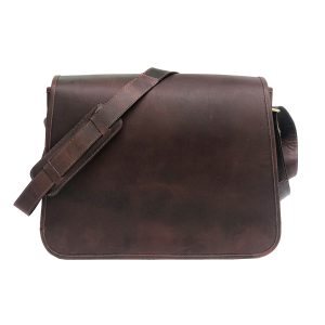 Zakara Leather Messenger Bag