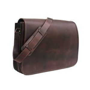 Zakara Leather Messenger Bag