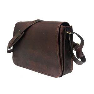 Zakara Leather Messenger Bag