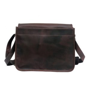 Zakara Leather Messenger Bag