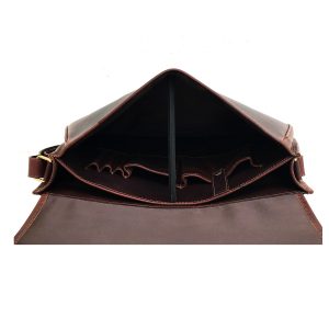 Zakara Leather Messenger Bag