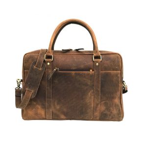 Zakara Leather Laptop Portfolio Bag