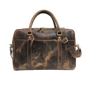 premium leather laptop bag