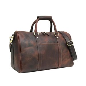 Zakara Leather Duffle Bag