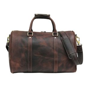 Zakara Leather Duffle Bag