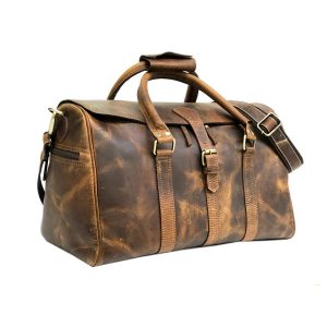 Zakara Leather Duffle Bag