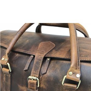 Zakara Leather Duffle Bag