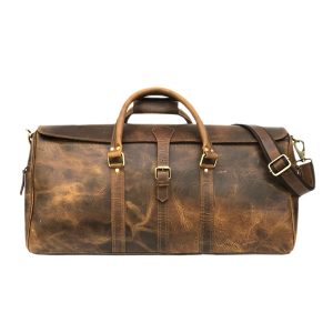 Zakara Leather Duffle Bag