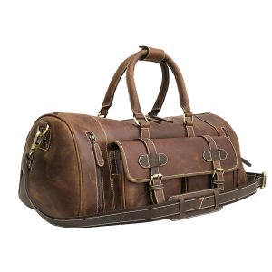 Zakara Leather Duffle Bag