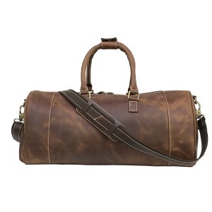 Zakara Leather Duffle Bag