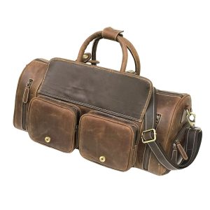 Zakara Leather Duffle Bag