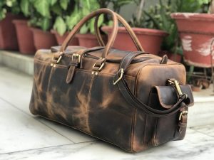 Zakara Leather Weekend Bag