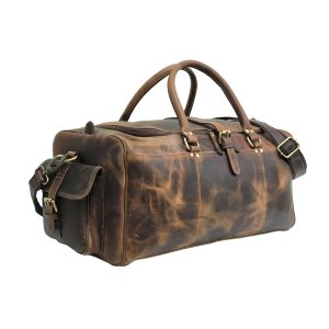 Zakara Leather Weekender Bag