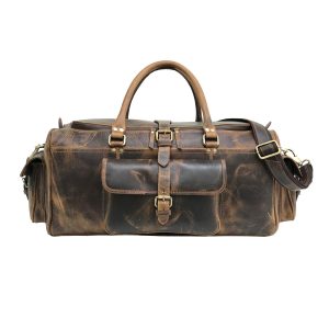 Zakara Leather Overnight Bag